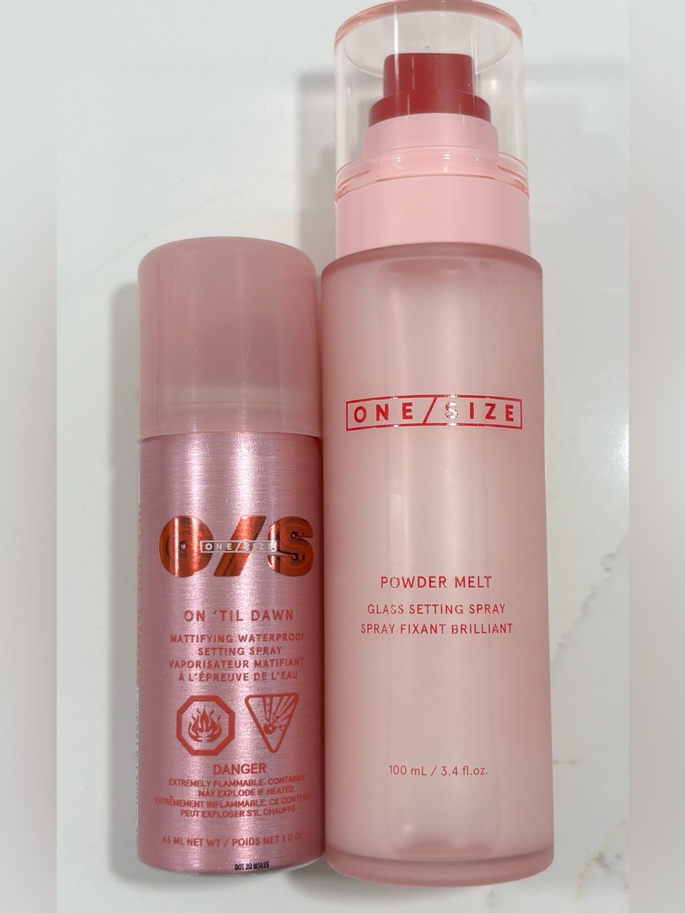 One/Size by Patrick Starrr (2 Pc) Setting Sprays: Powder Melt Glass, On Til Dawn